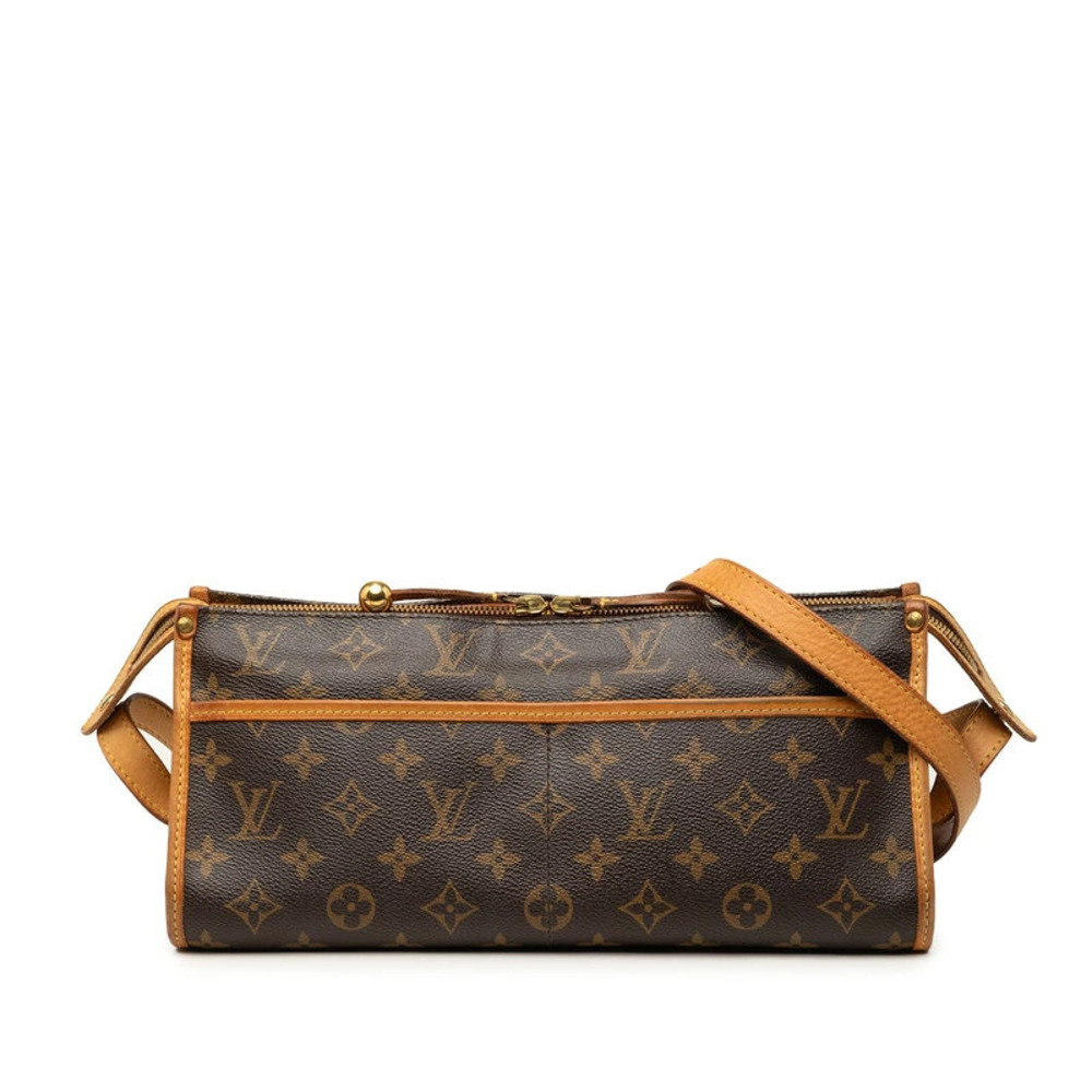 Louis Vuitton Monogram Popincourt Long Crossbody Bag Brown Leather